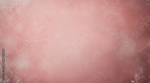 Bright pastel pink abstract textured erroded wall background. Grunge concrete texture wallpaper design. Blank dusty paper pattern light backdrop.	 photo