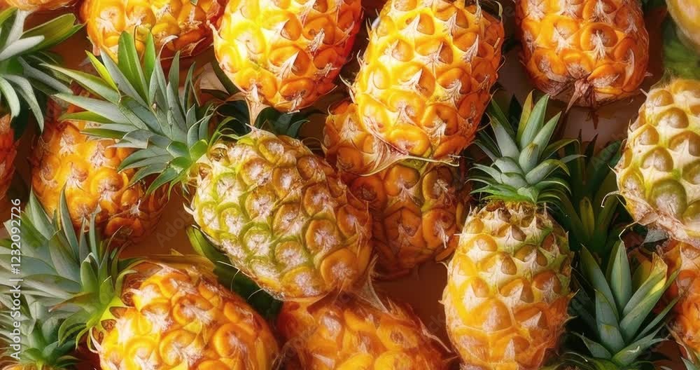 fresh vibrant pineapple juicy tropical cocktail mix sweet natural freshness