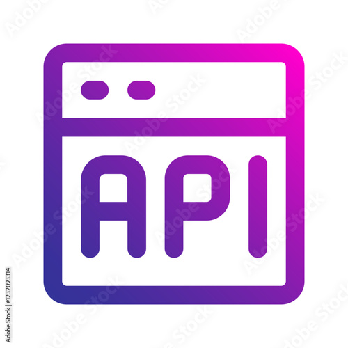 api gradient icon