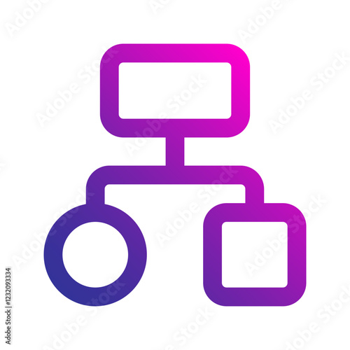 algorithm gradient icon