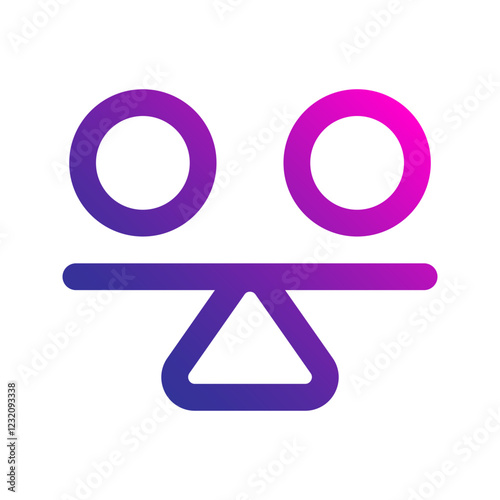 balance gradient icon
