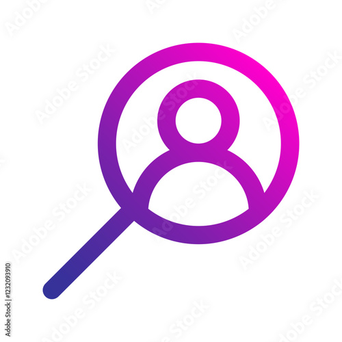 recruitment gradient icon