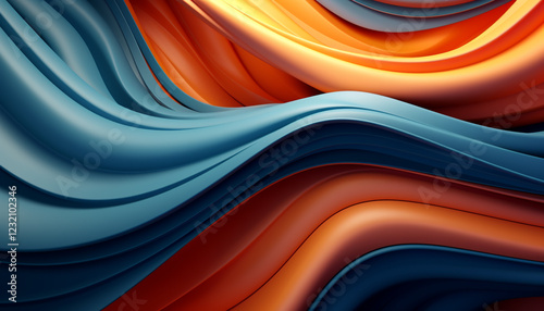 abstract background with waves