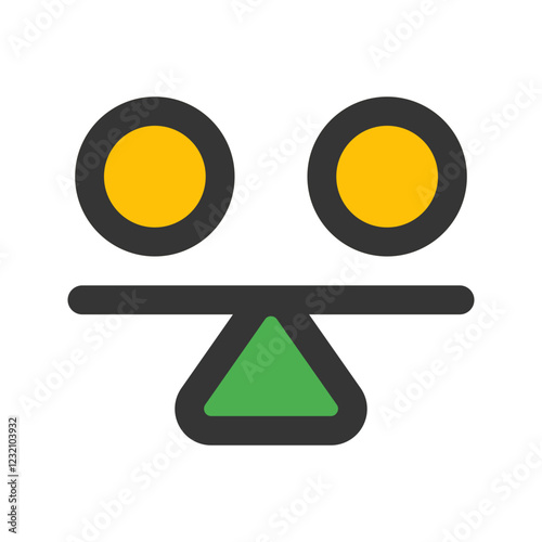 balance outline fill icon