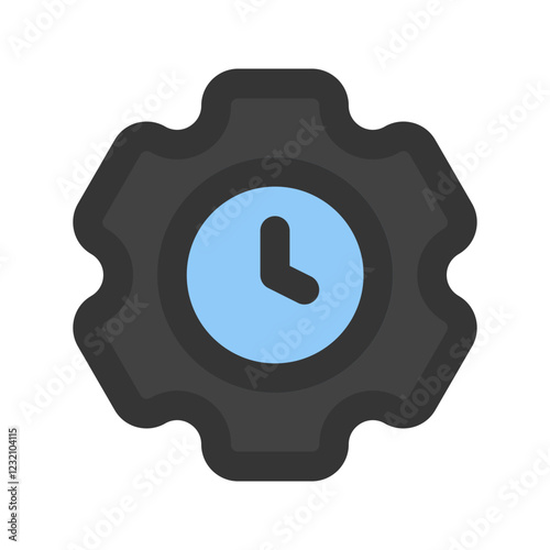 efficiency outline fill icon