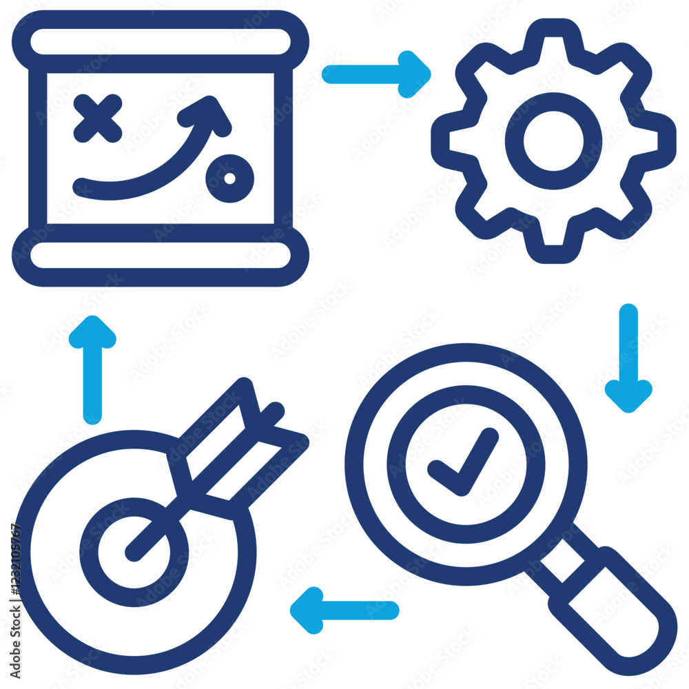 Pdca Icon Pdca Icon