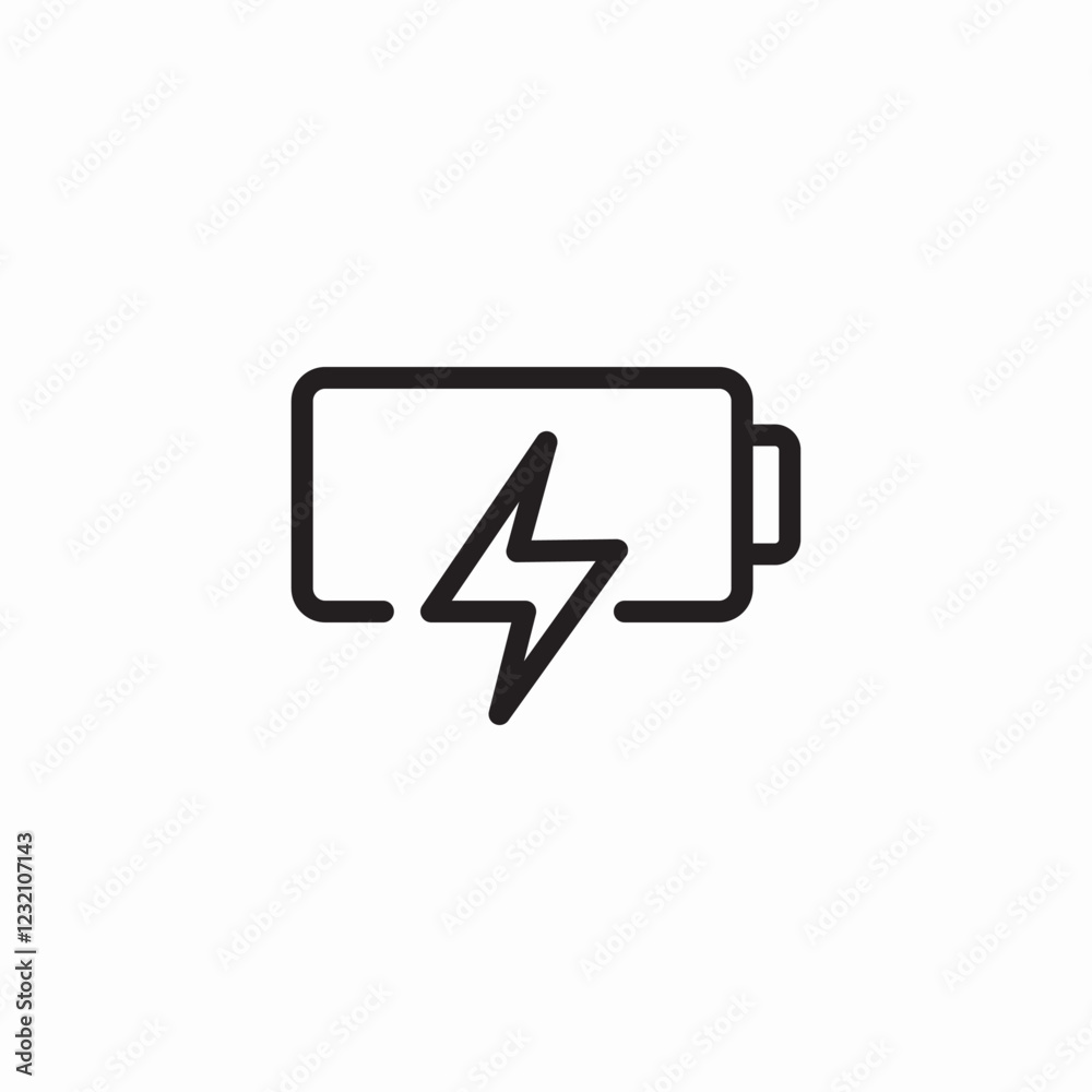charging battery icon sign vector charging battery icon sign vector