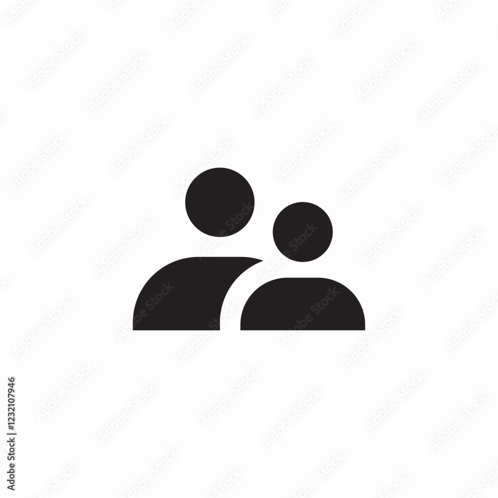 contact user icon sign vector contact user icon sign vector