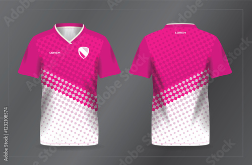 abstract pink background pattern for sport jersey football and soccer shirt template