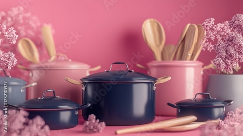 Kitchen Utensils on Table photo