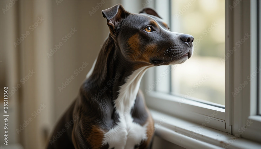 great dane dog, A black and white Great Dane / Terrier mixed breed dog listening with a head tilt
great dane dog, A black and white Great Dane / Terrier mixed breed dog listening with a head tilt