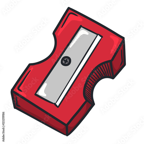 Tableau sur toile Red pencil sharpener