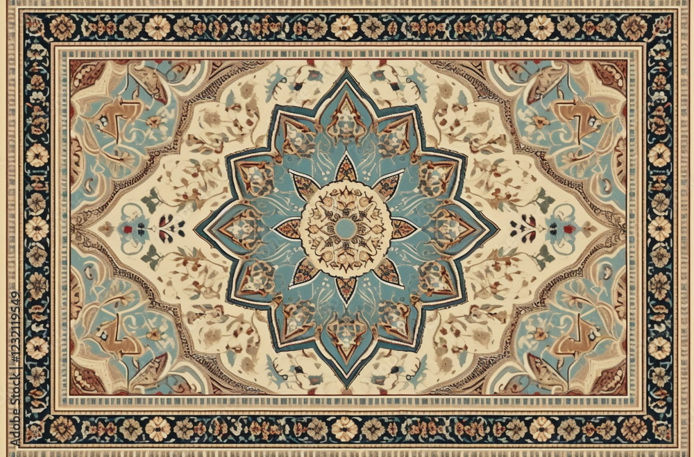 Traditional decorative carpet with intricate oriental designs, rich textures, and a warm color palette. A luxurious and timeless textile background, perfect for interior and cultural themes.
Traditional decorative carpet with intricate oriental designs, rich textures, and a warm color palette. A luxurious and timeless textile background, perfect for interior and cultural themes.