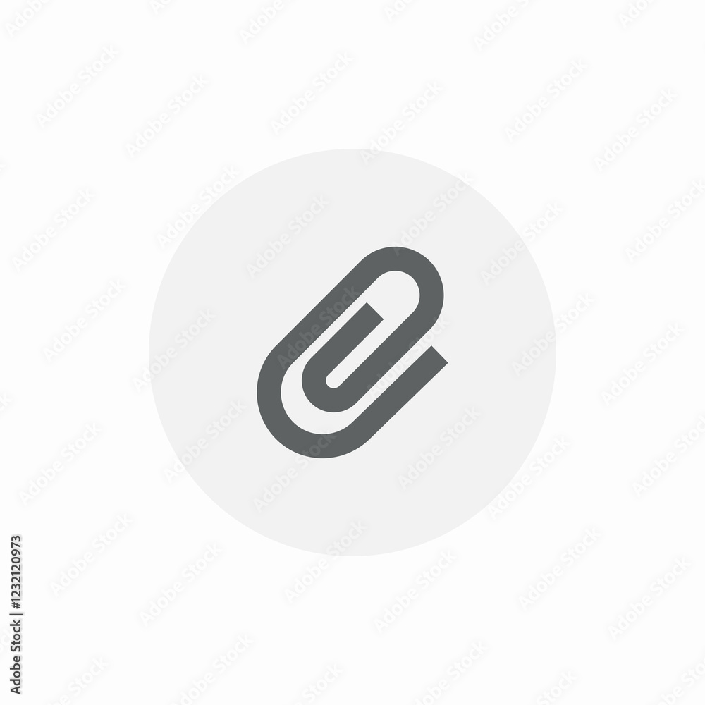 media attachment icon sign vector media attachment icon sign vector