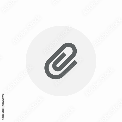 media attachment icon sign vector