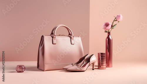 pink shopping bag