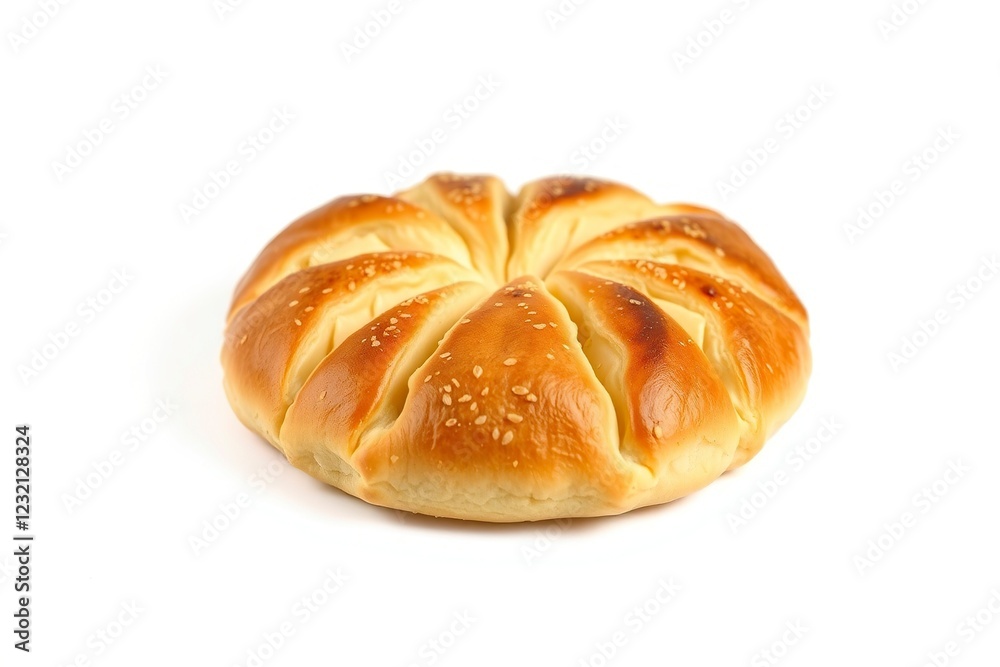 Golden Sesame-Topped Pastry: A Warm, Rustic Bakery Treat Golden Sesame-Topped Pastry: A Warm, Rustic Bakery Treat