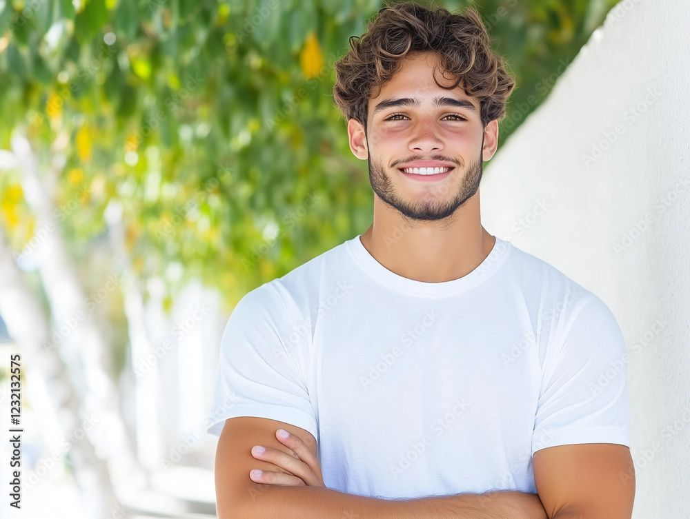 Fototapeta premium Happy young man