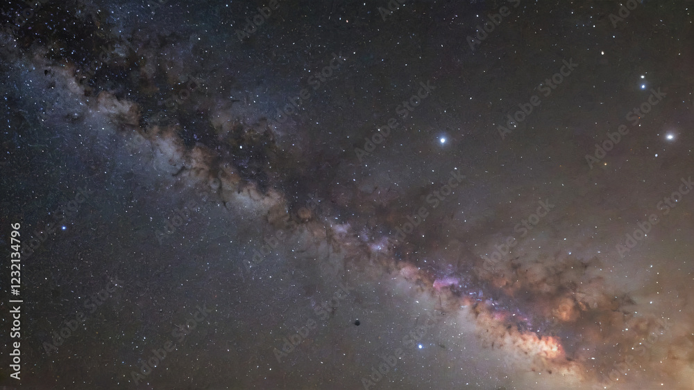 Obraz premium Milky Way Space Background