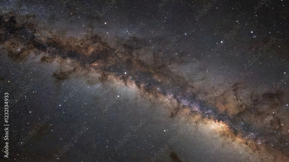 Fototapeta premium Milky Way Space Background