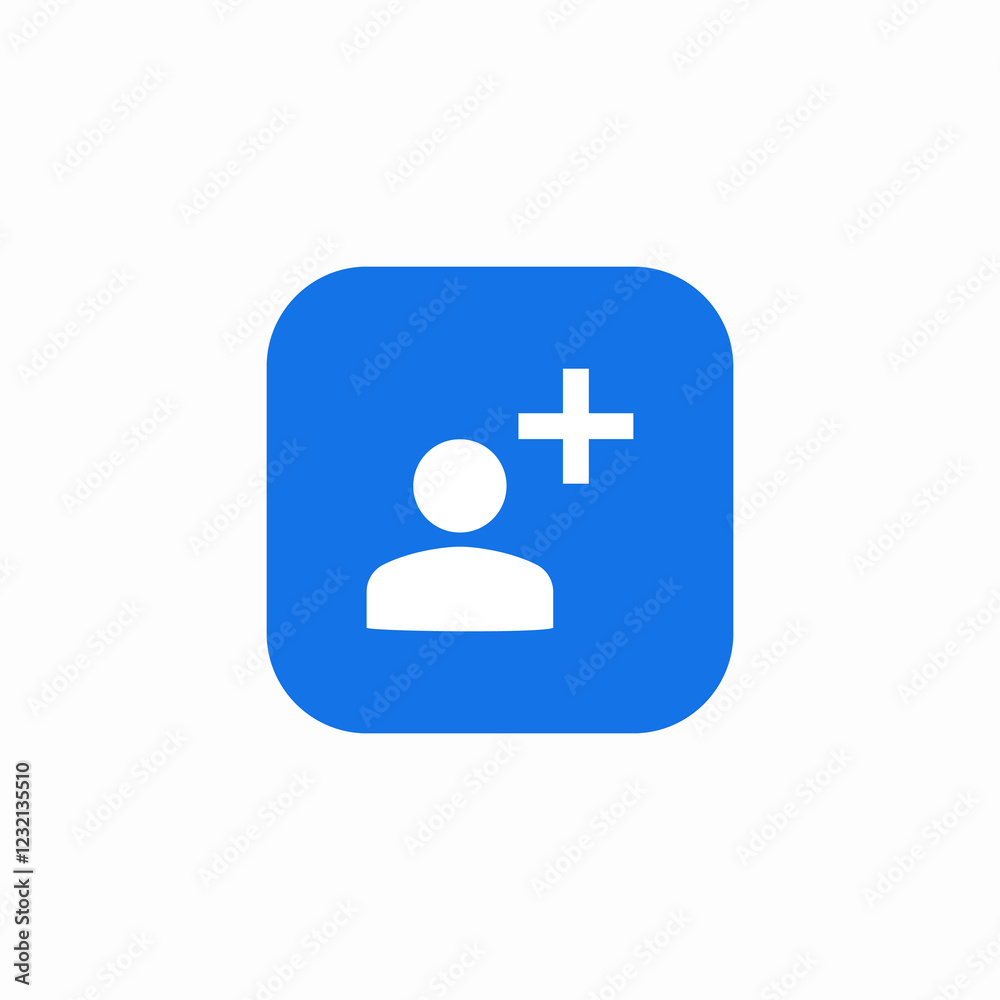 user addition icon sign vector user addition icon sign vector