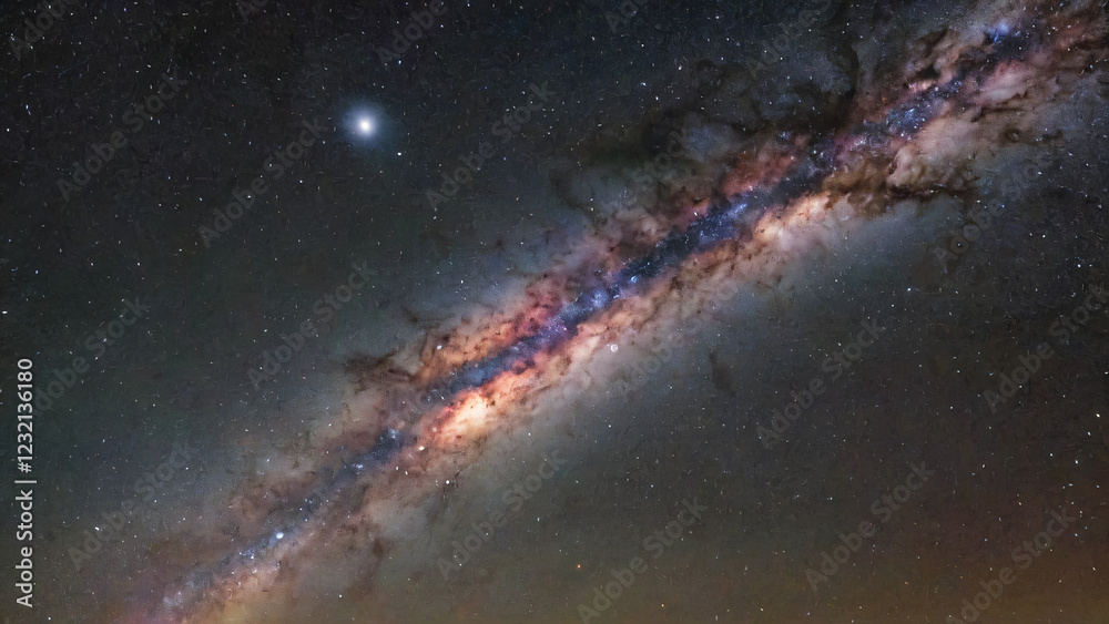 Fototapeta premium Milky Way Space Background