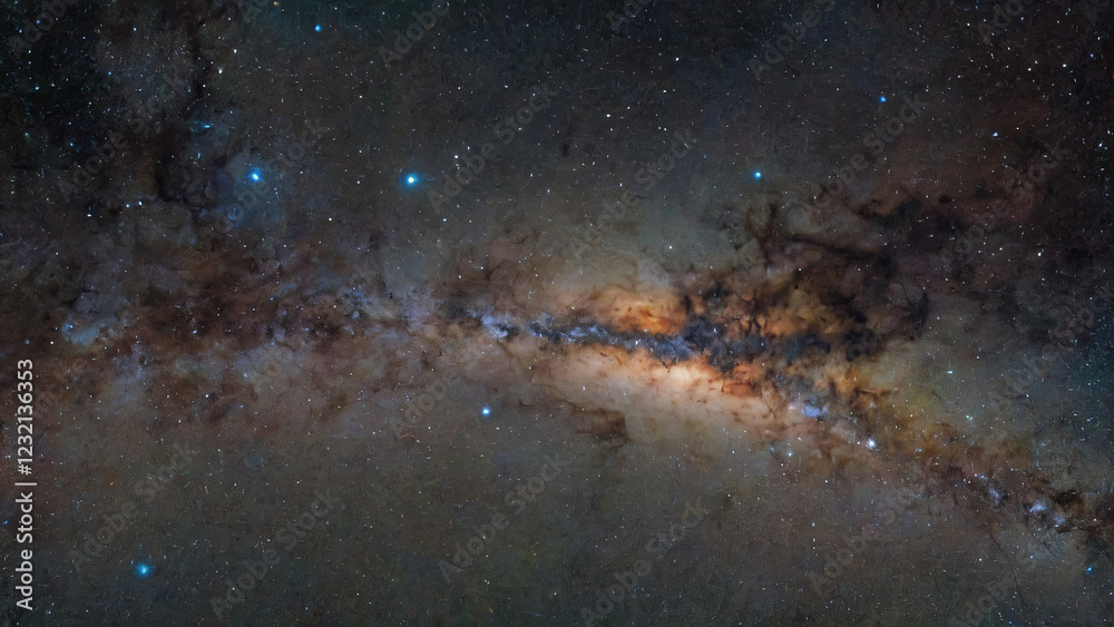 Obraz premium Milky Way Space Background