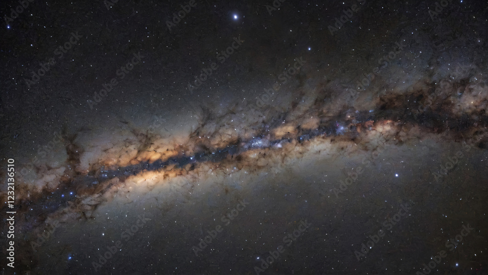 Obraz premium Milky Way Space Background