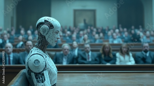 Wallpaper Mural accused artificial intelligence robot Torontodigital.ca