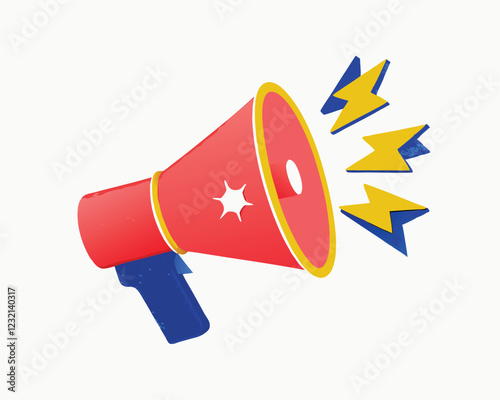 illustration hand mike vector