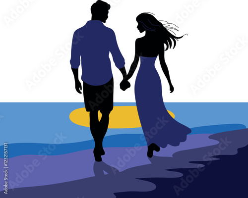 couple on the beach