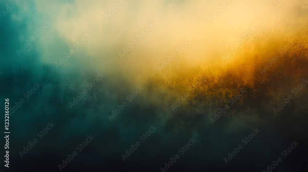 Obraz premium Vivid sky texture mixing light turquoise and brown for a calming effect.