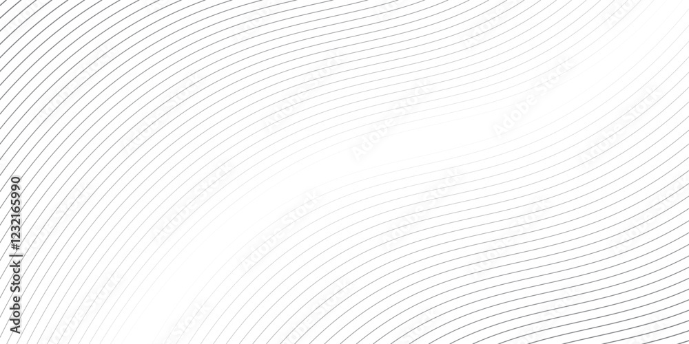 Abstract wavy background. Thin line on white modern abstract background Abstract wavy background. Thin line on white modern abstract background