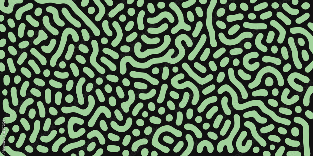 Abstract multicolor pattern styles of reaction biology diffusion turing on white background. Colorful wave abstract background seamless pattern. Waves, Swirls, lines, Spin Patterns. Monochrome, Turing