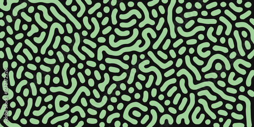Abstract multicolor pattern styles of reaction biology diffusion turing on white background. Colorful wave abstract background seamless pattern. Waves, Swirls, lines, Spin Patterns. Monochrome, Turing