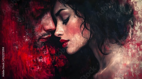 Beautiful passionate couple