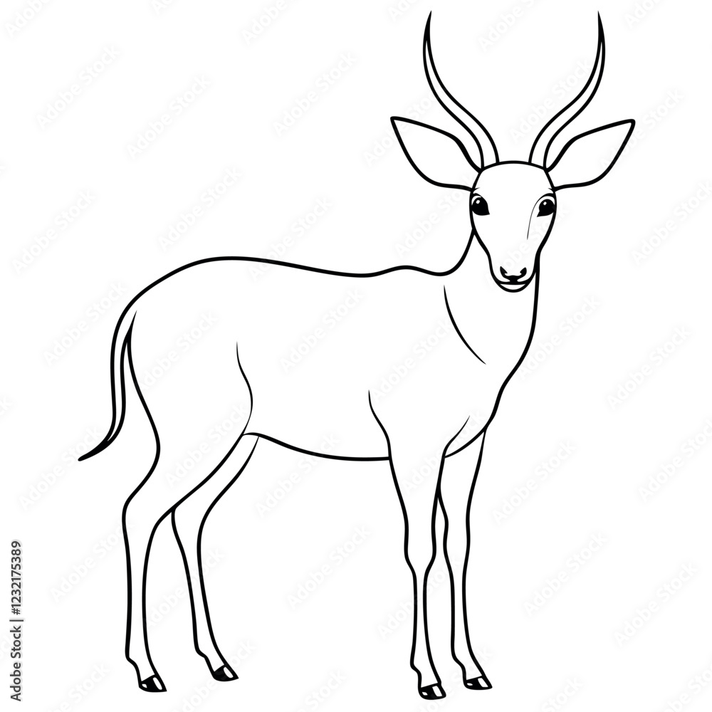 Obraz premium silhouettes deer