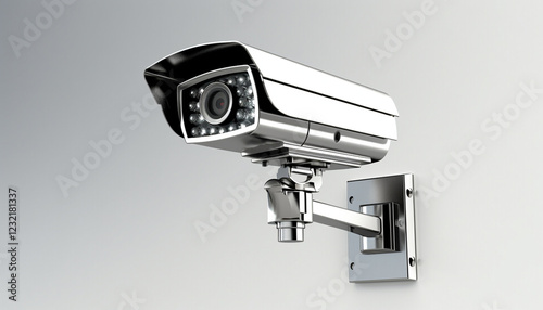 security camera isolated on white