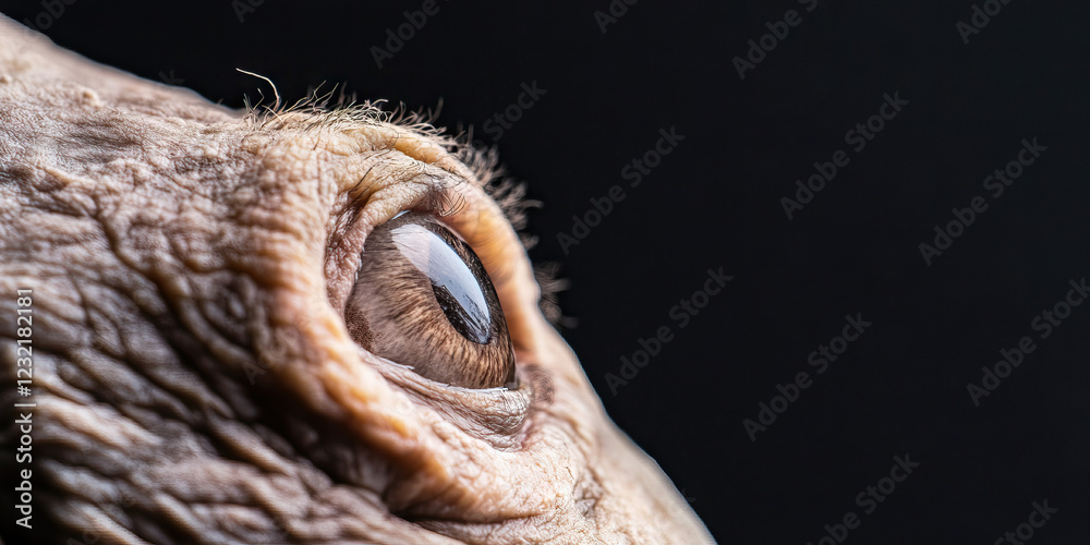 Close-up Photograph of Eye and Wrinkled Skin Close-up Photograph of Eye and Wrinkled Skin