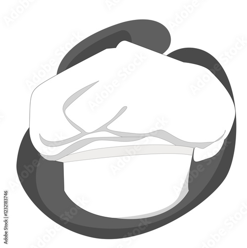 Chef hats,cook caps and baker toques vector.Kitchen chef hats