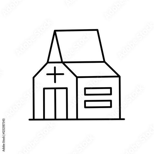 House buildings and church buildings.