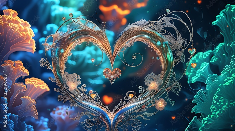 Abstract Shape of Love