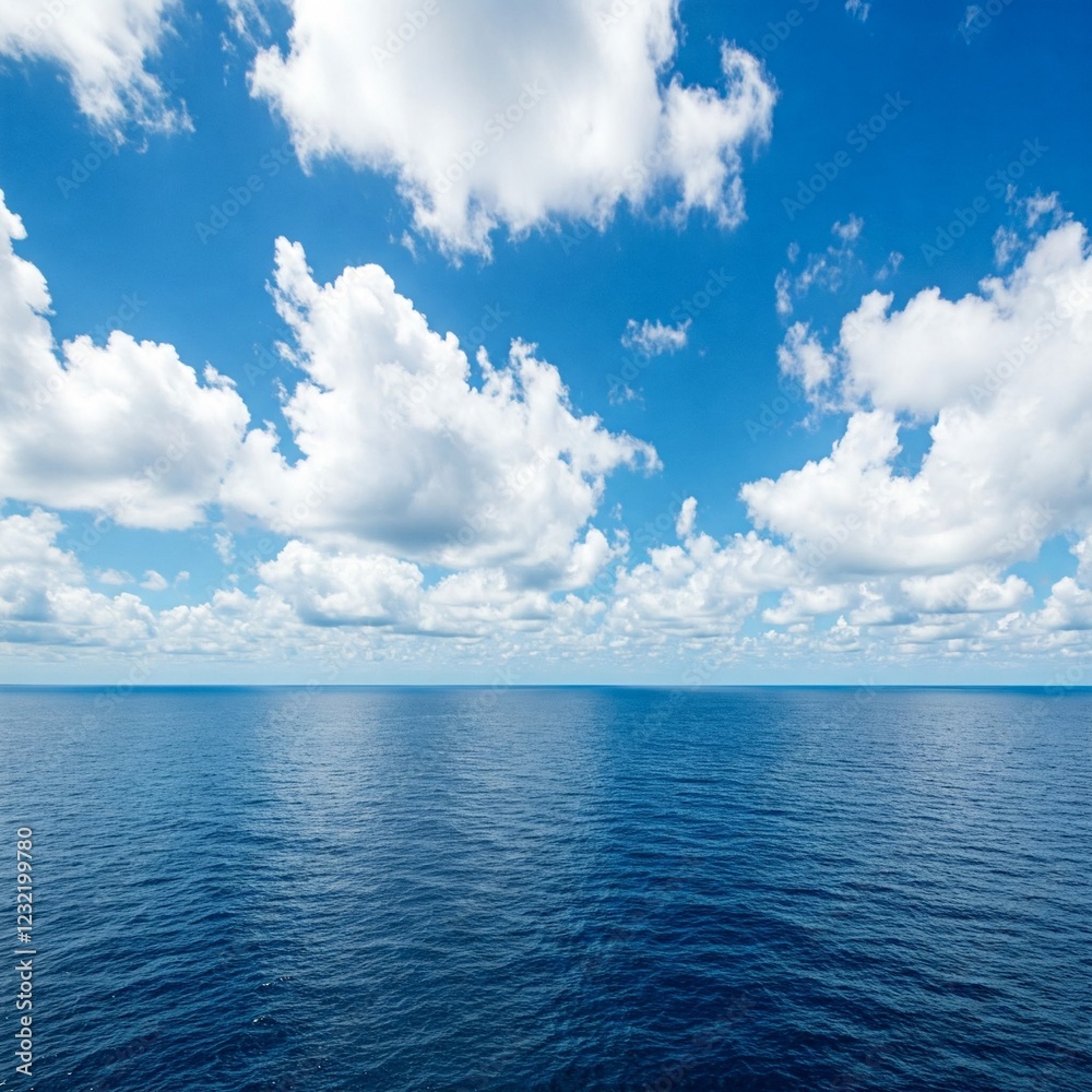 Fototapeta premium blue sky and sea