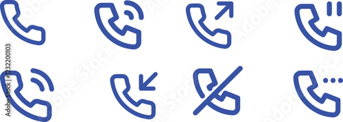 phone icon set, Telephone call sign, Contact us, Vector illustration. Contact us, symbol, sign, logo vector. Cell phone pictogram communication icon. Vector