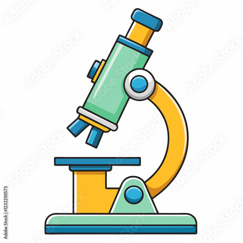 illustration of a microscope