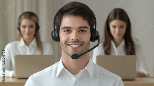 Customer support training session office professional development indoor close-up teamwork skills photo