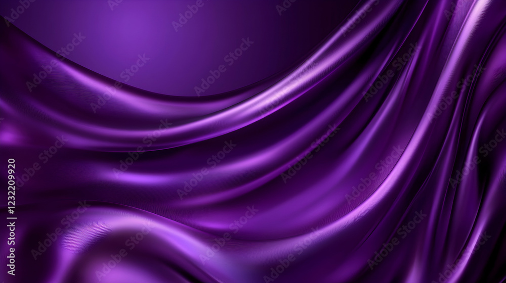 Luxurious purple silk fabric drapes elegantly, creating a rich and textured background perfect for design projects. Luxurious purple silk fabric drapes elegantly, creating a rich and textured background perfect for design projects.