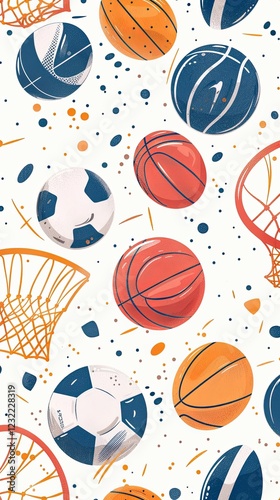 Abstract seamless pattern