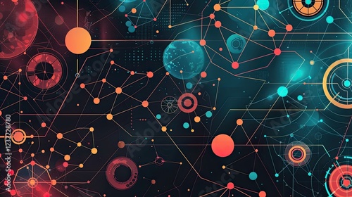 Abstract seamless pattern