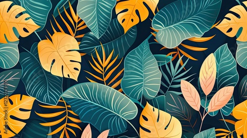 Abstract seamless pattern